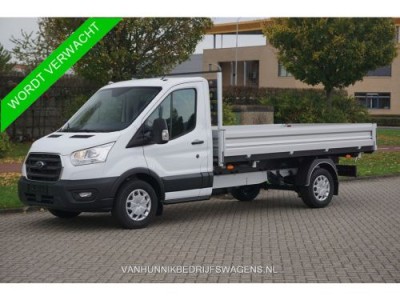 Ford Transit 350L 3 Zijdige kipper 155PK Trend Airco, Cruise, Bluetooth, Omvormer!! NR. K01*