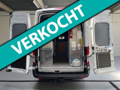 Ford Transit 350 SERVICEWAGEN 2.0 TDCI 130PK EURO6 L3H3 VICTRON V230 SORTIMO INRICHTING AIRCO STANDKACHEL TREKHAAK RIJKLAARPRIJS!