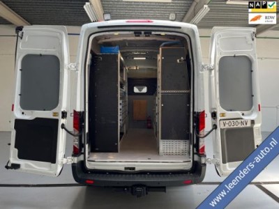 Ford Transit 350 SERVICEWAGEN 2.0 TDCI 130PK EURO6 L3H3 VICTRON V230 SORTIMO INRICHTING AIRCO STANDKACHEL TREKHAAK RIJKLAARPRIJS!