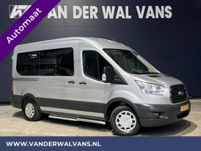 Ford Transit Kombi 2.0 TDCI Automaat L2H2 9-Zits Personenbus Rolstoelvervoer Euro6 Airco | LED Cruisecontrol, Parkeersensoren, Stoelverwarming