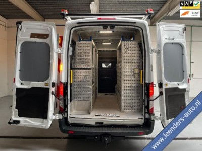 Ford Transit SERVICEWAGEN 2.0 TDCI 130PK EURO6 L3H3 3PERSOONS VICTRON V230 SORTIMO INRICHTING AIRCO TREKHAAK RIJKLAARPRIJS!