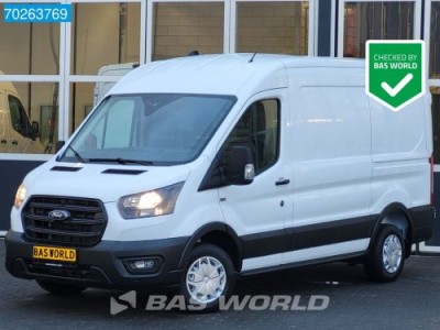 Ford Transit 130pk L2H2 Nieuw! Trekhaak Airco Cruise Camera Parkeersensoren 10m3 Airco Trekhaak Cruise control