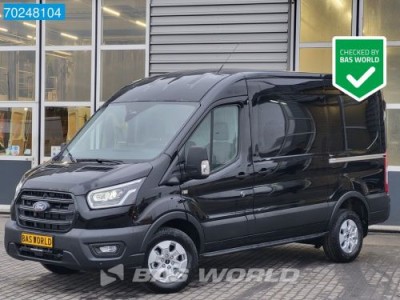 Ford Transit 165pk Automaat Limited Dubbele schuifdeur L2H2 ACC 360camera Navi CarPlay Xenon Camera 10m3 Airco