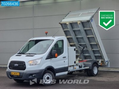 Ford Transit 170pk Kipper 3500kg trekhaak Dubbellucht Airco Cruise Tipper Benne Kieper Airco Trekhaak Cruise control