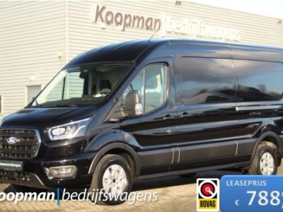 Ford Transit 350 2.0TDCI 165pk L3H2 Limited | Automaat | L+R Zijdeur | 360Â° Camera | Adap. Cruise | Carplay/Android | Lease 788,- p/m