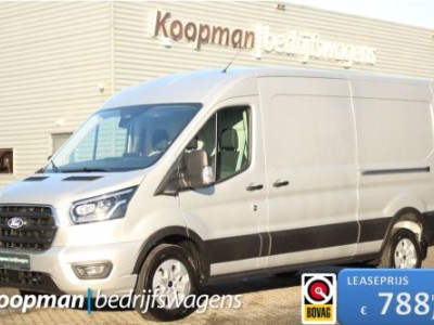 Ford Transit 350 2.0TDCI 165pk L3H2 Limited | Automaat | L+R Zijdeur | 360Â° Camera | Adap. Cruise | Carplay/Android | Lease 788,- p/m