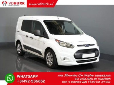 Ford Transit Connect 1.5 TDCI 100 pk E6 Carplay/ Navi/ Cruise/ 3 pers./ Camera/ Climate/ Stoelverw./ Trekhaak