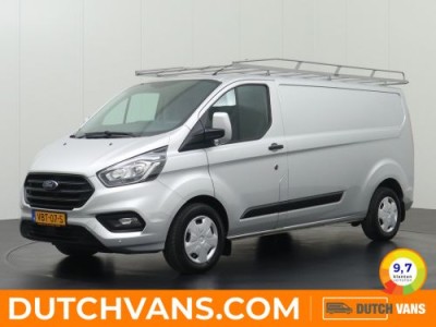 Ford Transit Custom 2.0TDCI 130PK Automaat Lang | Imperiaal | Trekhaak | Leder | 3-Persoons | Airco | Cruise