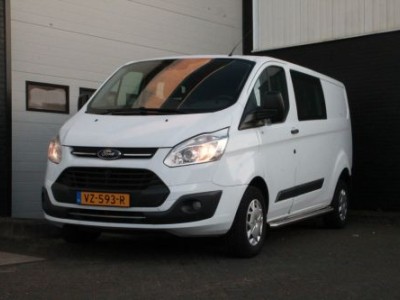 Ford Transit Custom 2.0 TDCI 130PK L2 Dubbele Cabine EURO 6 - Airco - Cruise - Camera - â¬ 13.950,- Excl.