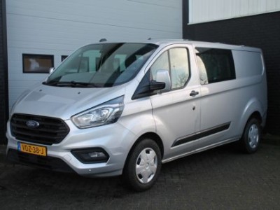 Ford Transit Custom 2.0 TDCI 130PK L2 Dubbele Cabine EURO 6 - Airco - Navi - Cruise - â¬ 18.900,- Excl.