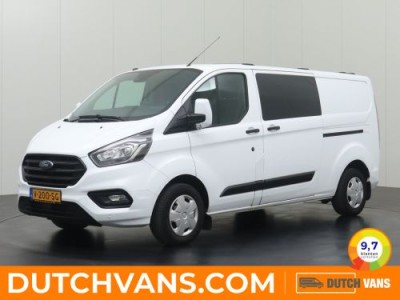 Ford Transit Custom 2.0TDCI 130PK Lang | 2xSchuifdeur | Dakdragers | Navigatie | Camera | Cruise | Trekhaak | Betimmering