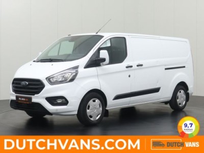 Ford Transit Custom 2.0TDCI 130PK Lang | Kastinrichting | Navigatie | 2xSchuifdeur | Trekhaak | 3-Persoons