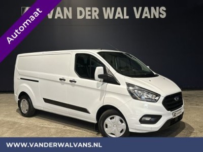 Ford Transit Custom 2.0 TDCI 130pk Automaat L2H1 Euro6 Airco | 2x Zijdeur | Camera | Stoelverwarming adaptieve cruisecontrol, parkeersensoren, verwarmde voorruit, bijrijdersbank