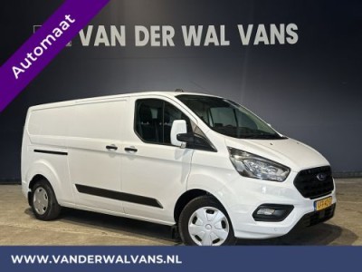 Ford Transit Custom 2.0 TDCI 130pk Automaat L2H1 inrichting Euro6 Airco | Navigatie | Trekhaak cruisecontrol, parkeersensoren, stoelverwarming, apple carplay, android auto, bijrijdersbank