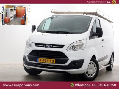 Ford Transit Custom 2.0 TDCI 130pk E6 L2H1 Trend Airco/Inrichting/Trekhaak 2800kg 01-2018