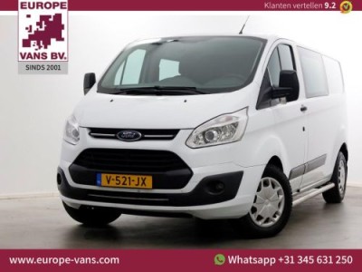 Ford Transit Custom 2.0 TDCI 130pk E6 L2H1 Trend D.C. Airco/Inrichting/230V Trekhaak 2800kg 11-2017