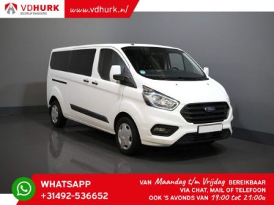 Ford Transit Custom 2.0 TDCI 130 pk L2 EUR 33.682,- incl. BTW/BPM Combi/ Kombi/ Cruise/ Camera/ PDC V+A/ Airco