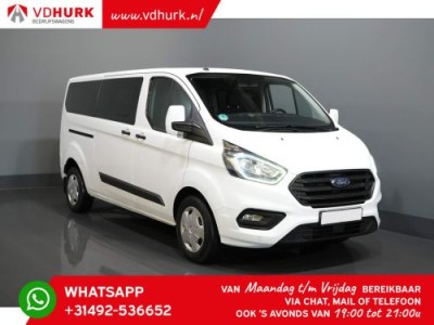 Ford Transit Custom 2.0 TDCI 130 pk L2 EUR 34.287,- incl. BTW/BPM Combi/ Kombi/ Cruise/ Camera/ PDC V+A/ Airco