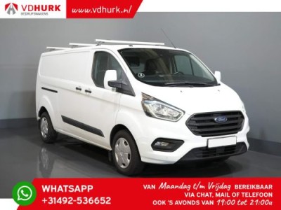 Ford Transit Custom 2.0 TDCI 130 pk L2 Standkachel/ Carplay/ Stoelverw./ Dakdragers/ Cruise/ Trekhaak/ Airco