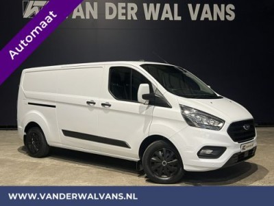 Ford Transit Custom 2.0 TDCI 131pk Automaat L2H1 Euro6 Airco | Navigatie | Camera | Apple Carplay Cruisecontrol, LED, Verwarmde vooruit, Stoelverwarming, Parkeersensoren, Bijrijdersbank