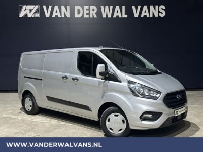 Ford Transit Custom 2.0 TDCI 131pk L2H1 Euro6 Airco | Navigatie | LED | Cruisecontrol | Trekhaak Android Auto, Verwarmde voorruit, Parkeersensoren, Bijrijdersbank