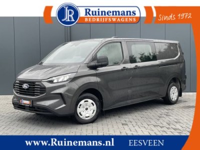 Ford Transit Custom 2.0 TDCI 136 PK AUTOMAAT / DUBBELE CABINE / L2H1 / 2x SCHUIFDEUR / TREKHAAK / DUBBEL CABINE