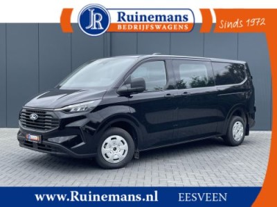 Ford Transit Custom 2.0 TDCI 136 PK AUTOMAAT / DUBBELE CABINE / L2H1 / 2x SCHUIFDEUR / TREKHAAK / DUBBEL CABINE