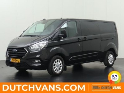 Ford Transit Custom 2.0TDCI 170PK Automaat Limited Lang Dubbele Cabine | Leder | Navigatie | Camera | Trekhaak | 2xSchuifdeur