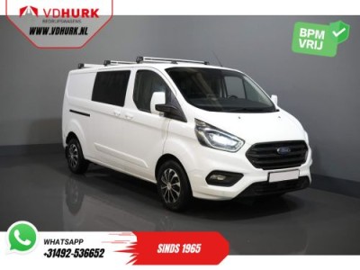 Ford Transit Custom 2.0 TDCI 170 pk Aut. L2 DC Dubbel Cabine/ Standkachel/ 2x Schuifdeur/ CarPlay/ Bi-Xenon/ Stoelverw./ Cruise/ Airco/ Trekhaak