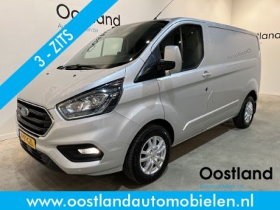 Ford Transit Custom 2.0 TDCI L1H1 Limited 170 PK / Euro 6 / Airco / Cruise Control / Camera / CarPlay / 220V. / Trekhaak / Navigatie / 3-Zits