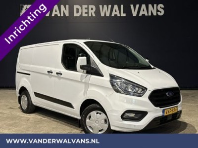 Ford Transit Custom 2.0 TDCI L1H1 inrichting Euro6 Airco | Omvormer | Camera | LED | Cruisecontrol Android Auto, Trekhaak, Parkeersensoren, Verwarmde voorruit, Bijrijdersbank