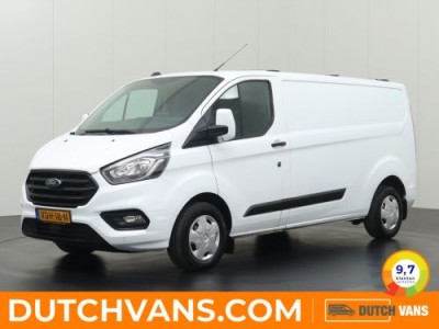 Ford Transit Custom 2.0TDCI Lang | Navigatie | Dakdraagsysteem | 3-Persoons | Betimmering | Airco | Cruise