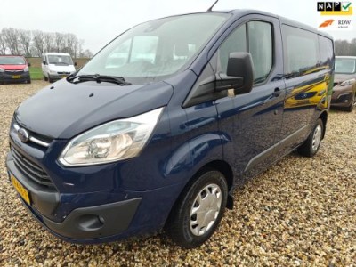 Ford Transit Custom 2.2 TDCI , Dubbele cabine 6 persoons , Camera , cruise , parkeer sensoren , apk Dec. 2025 , nette bus