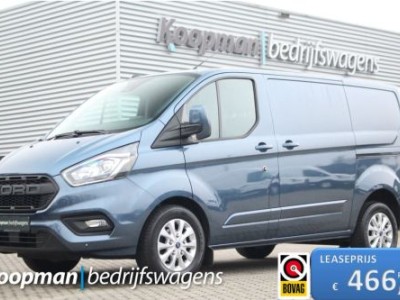 Ford Transit Custom 280 2.0TDCI 130pk L1H1 Limited | Automaat | L+R Zijdeur | Camera | Trekhaak | Carplay/Android | Lease 466,- p/m