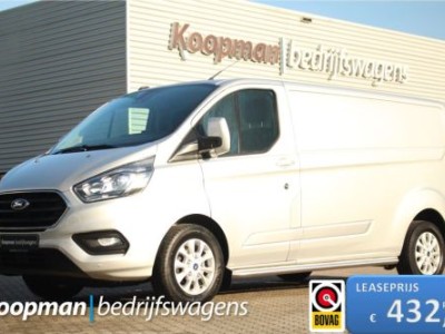 Ford Transit Custom 300 2.0TDCI 130pk L2H1 Limited | Automaat | Camera | Carplay/Android | Trekhaak | Lease 432,- p/m