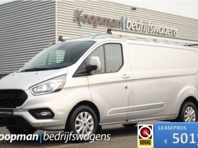 Ford Transit Custom 300 2.0TDCI 130pk L2H1 Limited | Automaat | Trekhaak | Imperiaal | Carplay/Android | Camera | Lease 501,- p/m