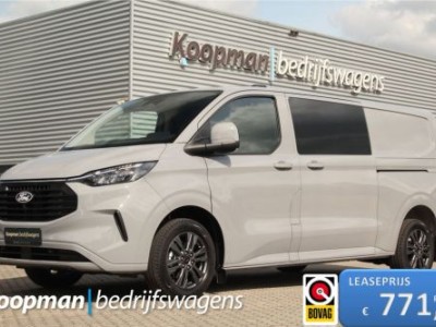 Ford Transit Custom 300 2.0TDCI 136pk L2H1 Limited Dubbel Cabine | Adap. Cruise | L+R Zijdeur | LED | Sync 4 13 | Keyless | Camera | Carplay/Android | Lease 771,- p/m