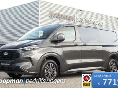 Ford Transit Custom 300 2.0TDCI 136pk L2H1 Limited Dubbel Cabine | Adap. Cruise | L+R Zijdeur | LED | Sync 4 13 | Keyless | Camera | Carplay/Android | Lease 771,- p/m