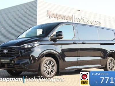 Ford Transit Custom 300 2.0TDCI 136pk L2H1 Limited Dubbel Cabine | Adap. Cruise | L+R Zijdeur | LED | Sync 4 13 | Keyless | Camera | Carplay/Android | Lease 771,- p/m