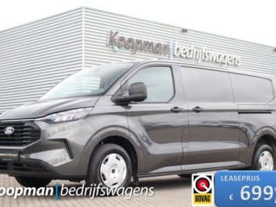 Ford Transit Custom 300 2.0TDCI 136pk L2H1 Trend | Automaat | L+R Zijdeur | Adapt. cruise | LED | Sync 4 13 | Keyless | Camera | Driver assist pack | Lease 699,- p/m