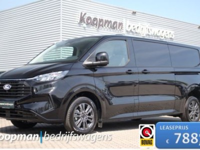 Ford Transit Custom 300 2.0TDCI 170pk L2H1 Limited | Automaat | 2-Zits | L+R Zijdeur | Adapt. cruise | LED | Sync 4 13 | Keyless | Camera | Driver assist pack | Lease 788,- p/m