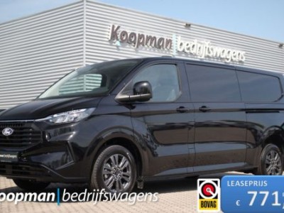 Ford Transit Custom 300 2.0TDCI 170pk L2H1 Limited | Automaat | 2-Zits | L+R Zijdeur | BLIS | Adapt. cruise | LED | Sync 4 13 | Keyless | Camera | Driver assist pack | Lease 771,- p/m