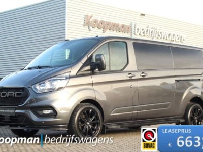 Ford Transit Custom 300 2.0TDCI 170pk L2H1 Limited DC | Automaat | L+R Zijdeur | Trekhaak | Glaslook | Camera | Lease 663,- p/m