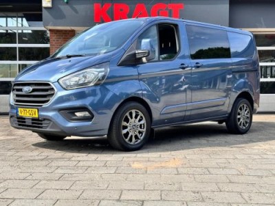 Ford Transit Custom 300 2.0 TDCI L1H1 Limited DC, Clima,Cruise,Navi,Trekhaak, Dubbele schuifdeur