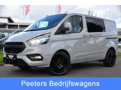 Ford Transit Custom 300 2.0 TDCI L1H1 PB Edition DC Limited Camera, Cruise, Carplay, Automaat, Multimedia, Trekhaak, Stoelverwarming, 130PK, Sensoren, UNIEK!