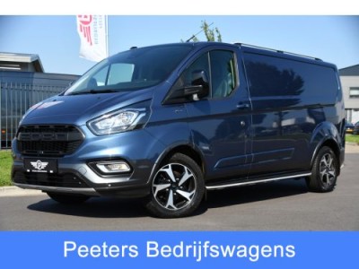 Ford Transit Custom 300 2.0 TDCI L2H1 Active Camera. Cruise, Carplay, Leder, Automaat, LED, Multimedia, Sensoren, Trekhaak, Uniek!