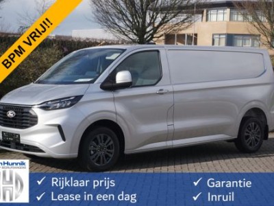 Ford Transit Custom 300L 170PK Limited AUT BPM VRIJ!! Navi, Cam, Adap. Cruise, 17 LM, LED!! NR. 163