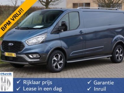 Ford Transit Custom 300L Active 130PK BPM VRIJ!! Airco, Apple CP/Android Auto / Camera, 17LM!! NR. 340