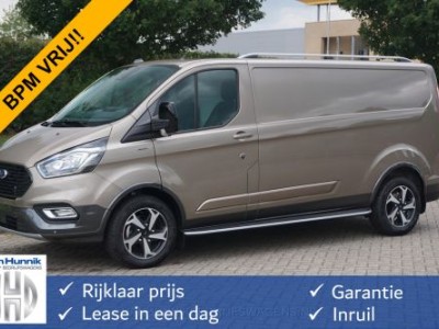 Ford Transit Custom 300L Active 130PK BPM VRIJ!! Airco, Apple CP/Android Auto / Camera, 17LM!! NR. 396