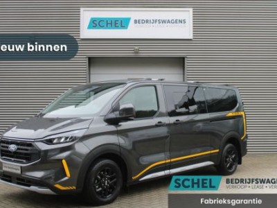 Ford Transit Custom 320 2.0TDCI 170pk L2H1 Trail DC AWD - Adaptive Cruise - Blind Spot - Elektrische deuren - Standkachel - Navi - 360 Camera - Rijk